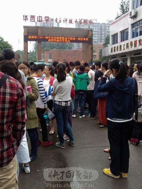 走进中考考场 by 拍客阿新 快拍作品_成都图片